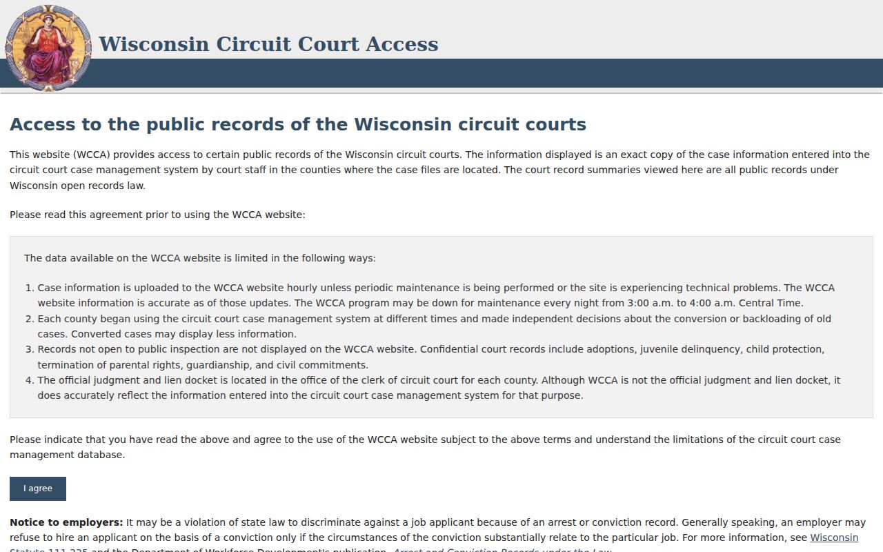 Caledonia residents directory Wisconsin court search portal